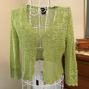 Lime Green Summer Cardigan